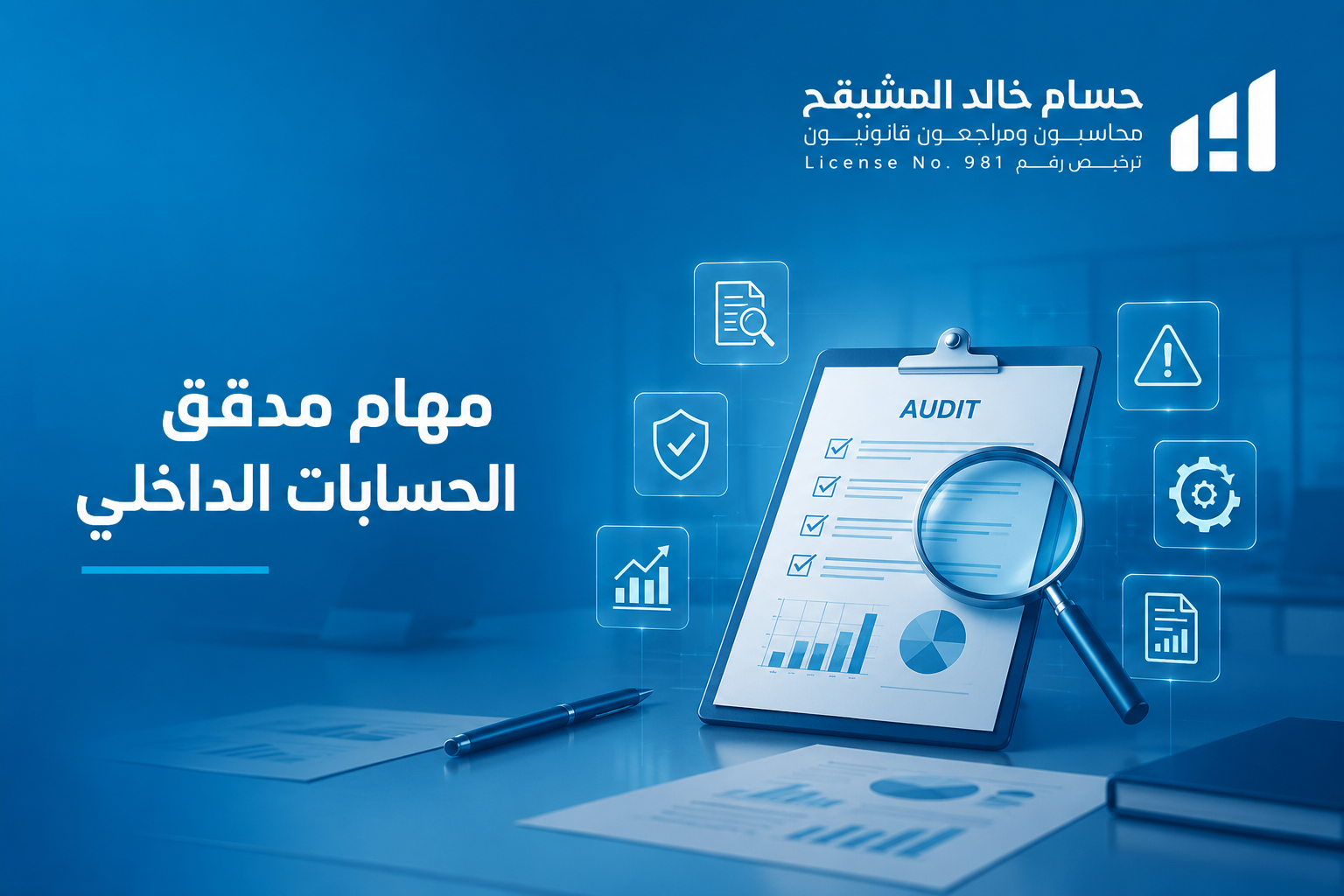 مهام مدقق الحسابات الداخلي