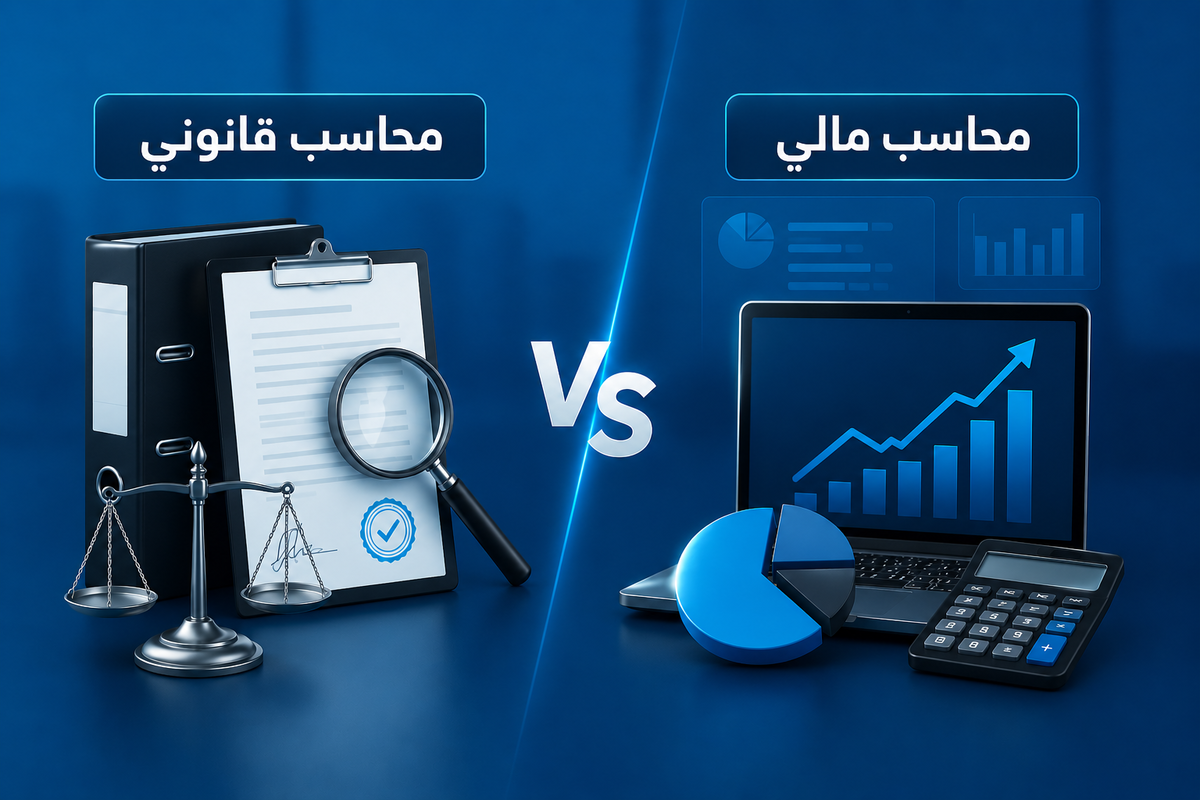 الفرق بين المحاسب القانوني والمحاسب المالي