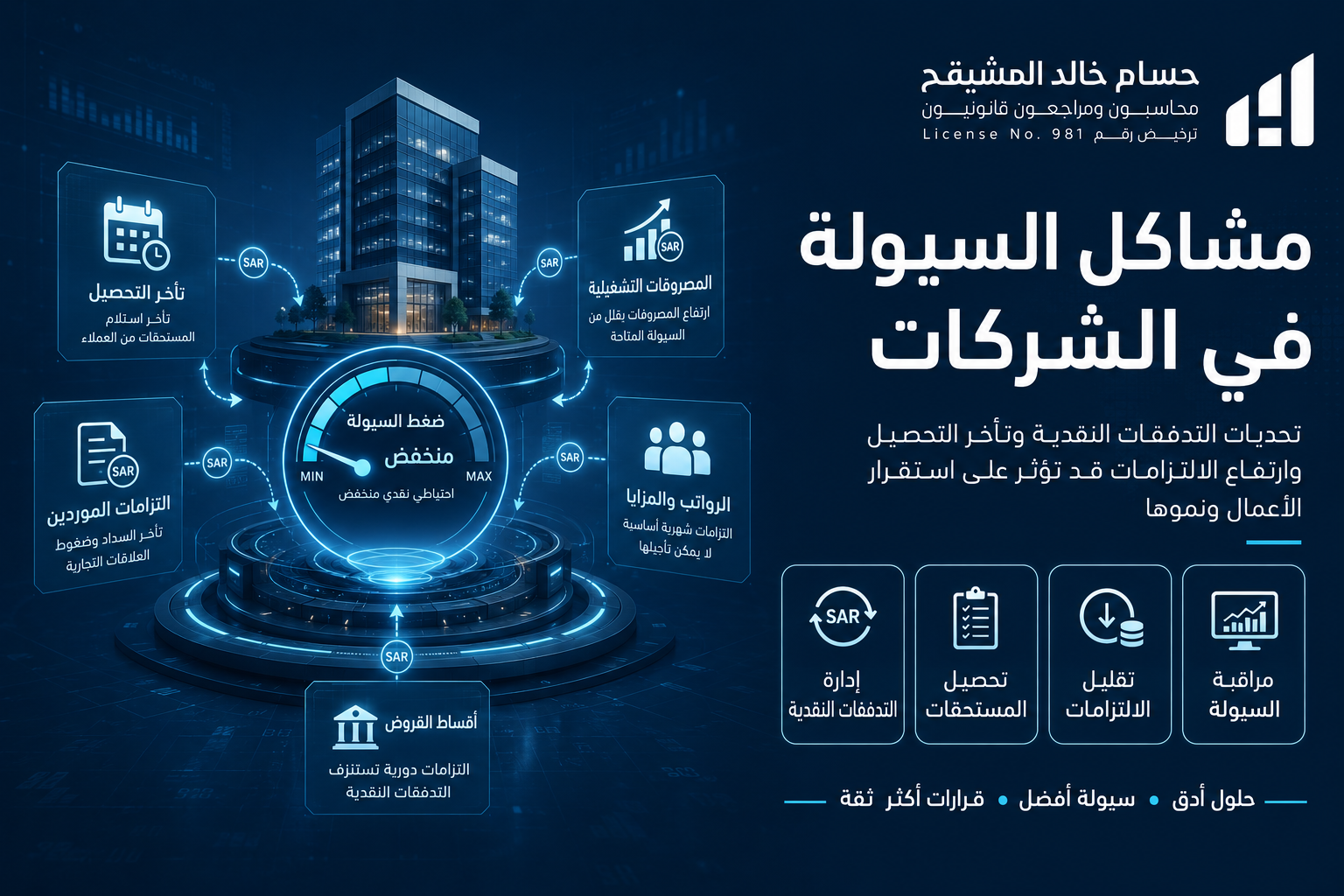 مشاكل السيولة في الشركات 